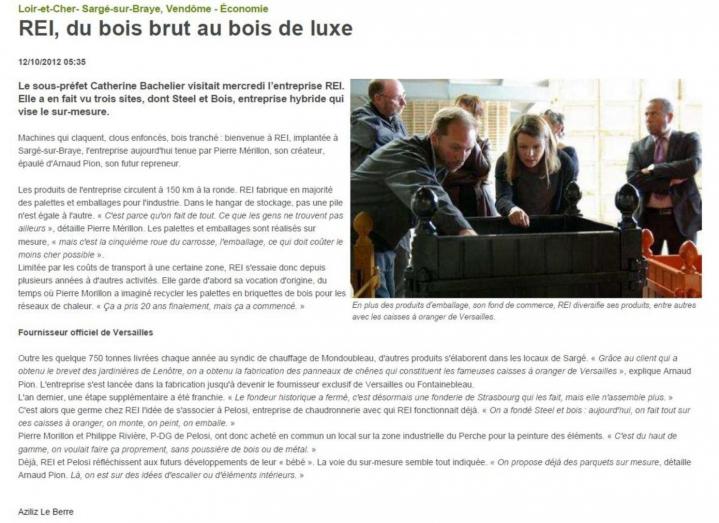 Palettes en bois Sarthe